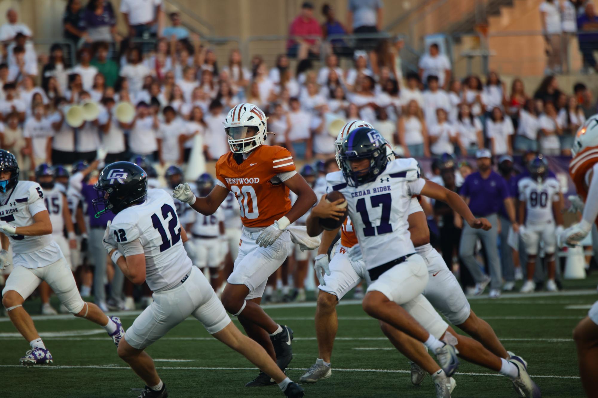 Cedar Ridge Raiders Loot Varsity Football's Homecoming 30-41