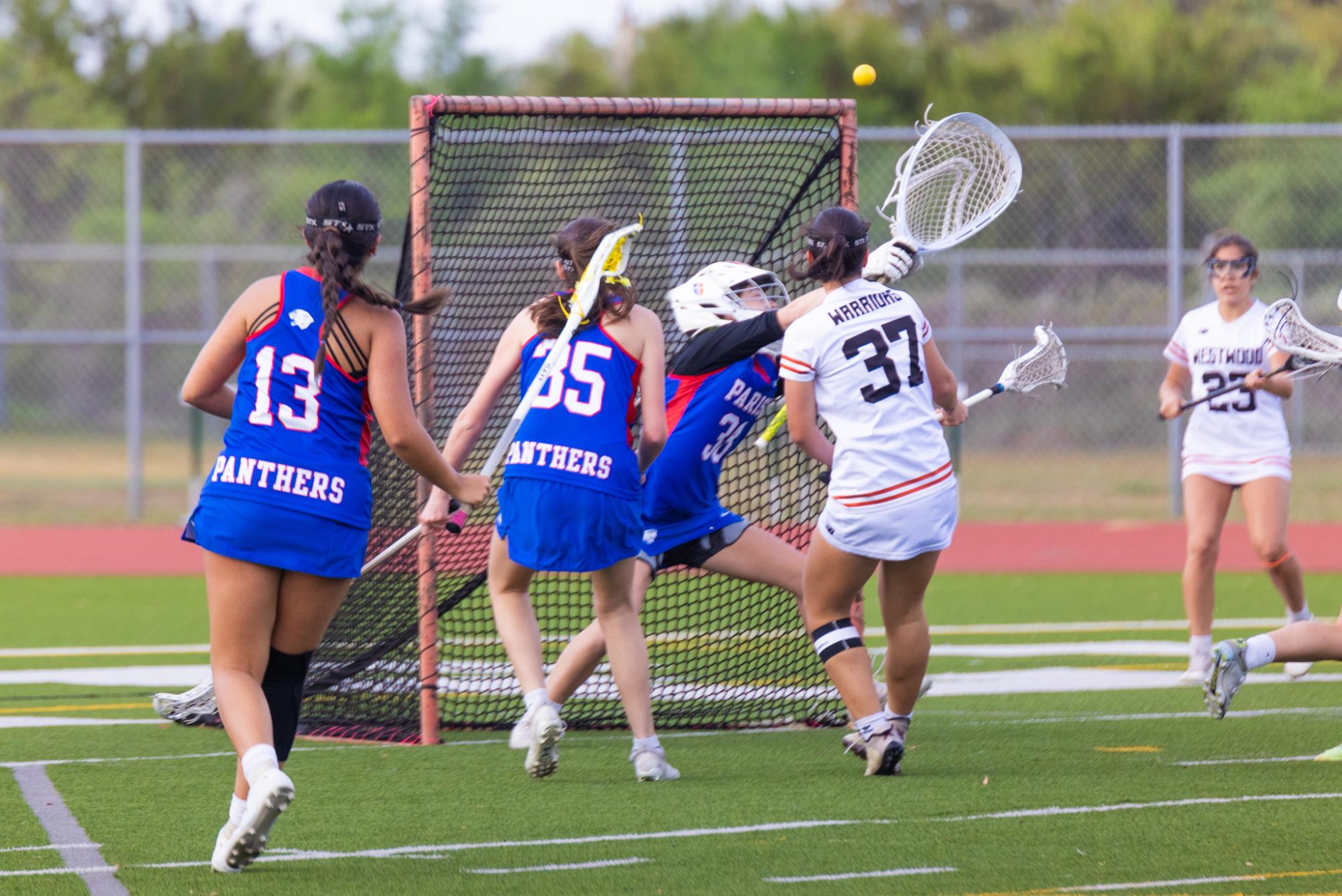 Varsity Girls Lacrosse Slashes Dallas Parish Panthers 10-4