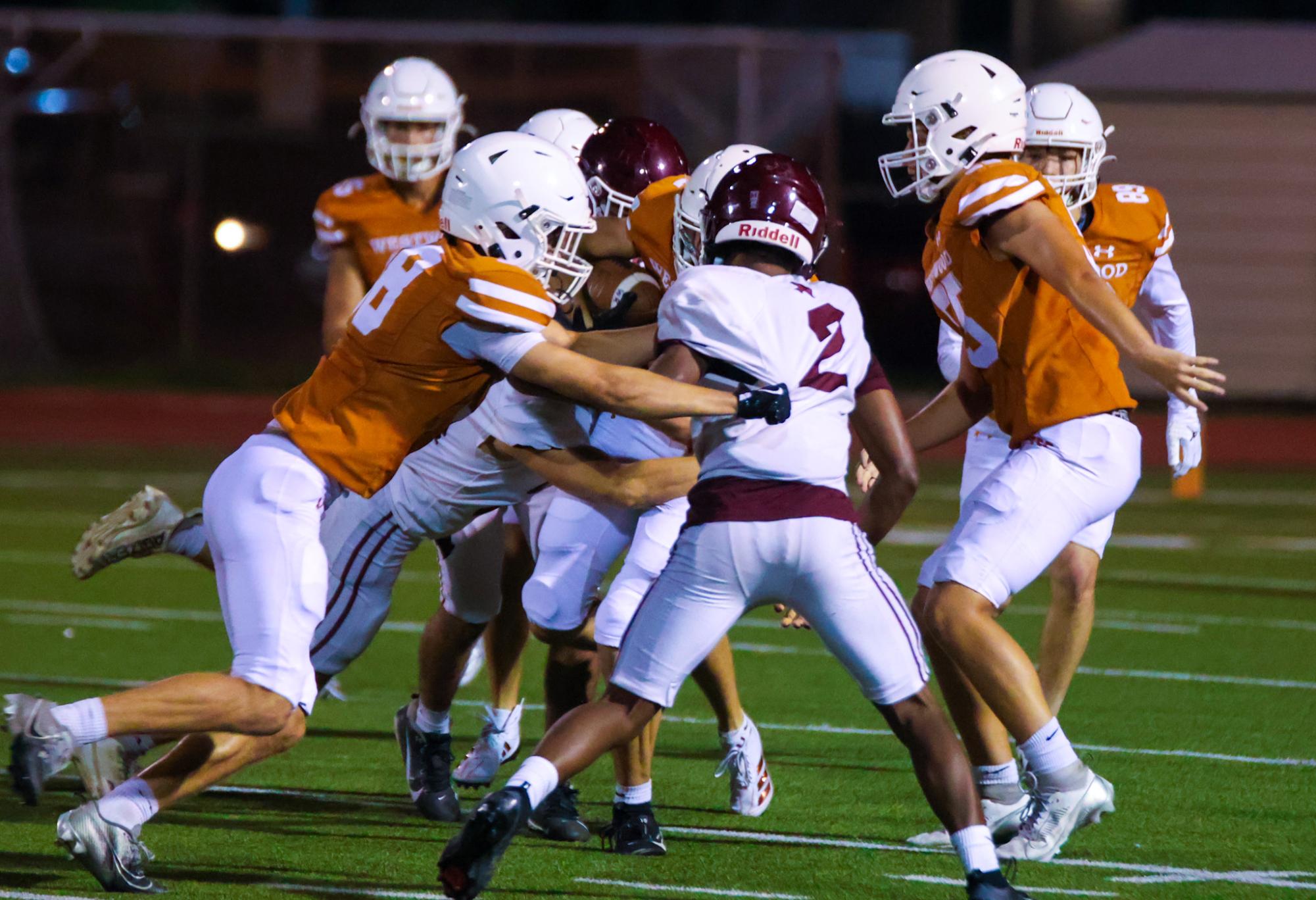 JV Orange Football Suffers Close Defeat Against Austin High