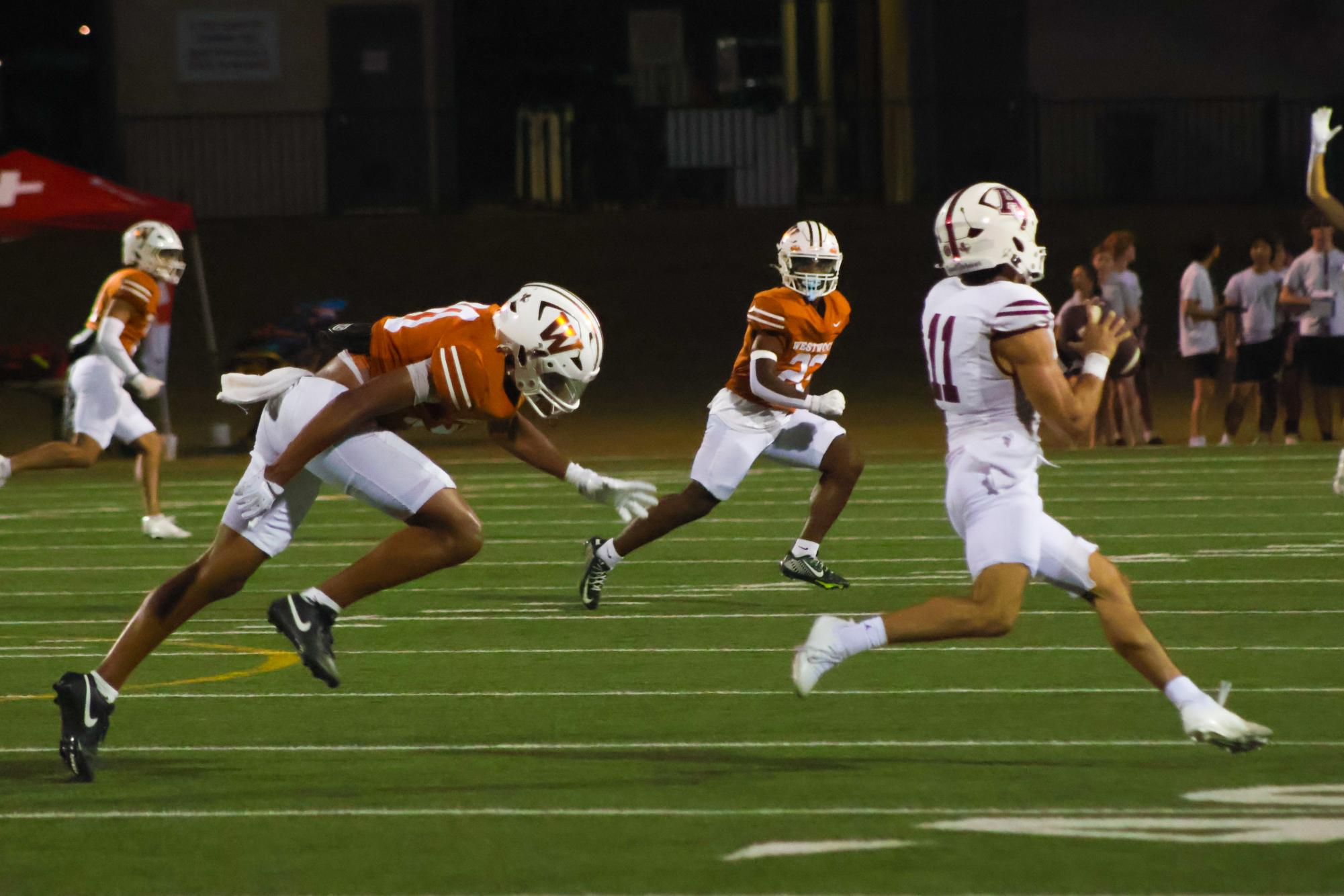 Varsity Football Conquers Austin High 39-9