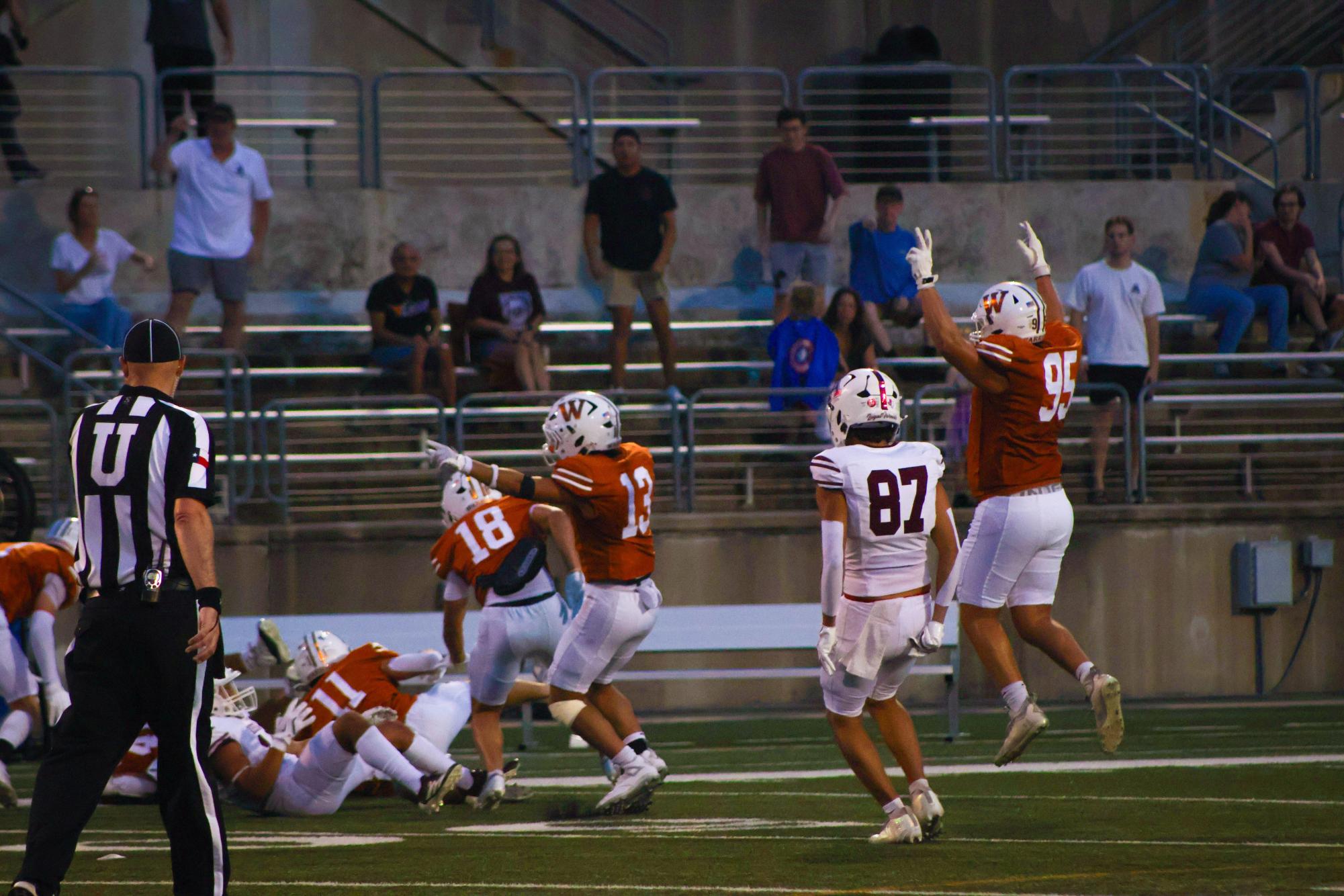 Varsity Football Conquers Austin High 39-9