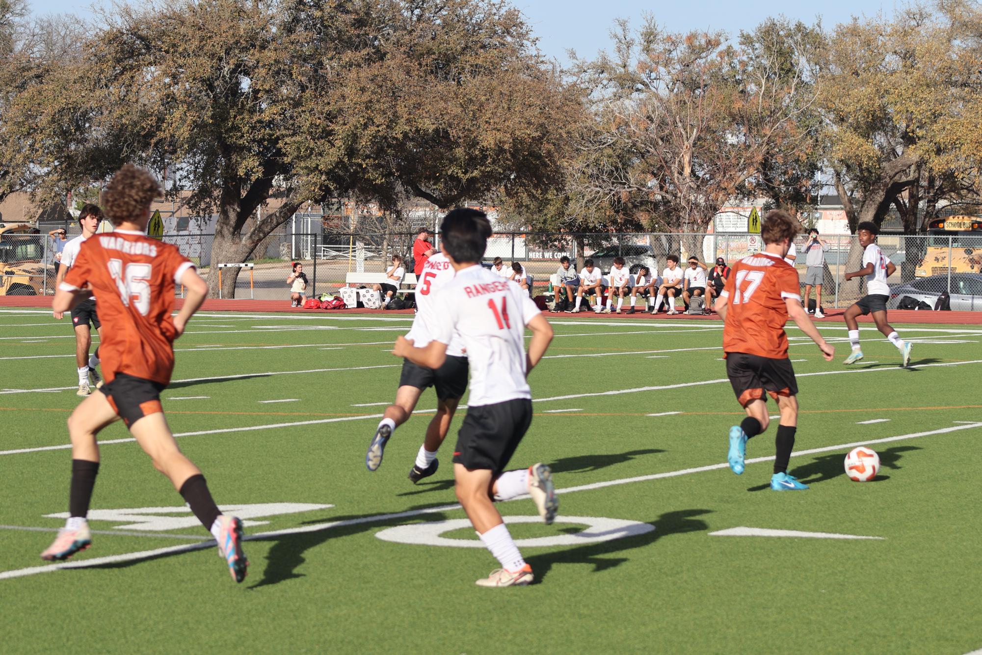 Westwood Warriors JV Orange Boys Soccer Narrowly Defeat Vista Ridge Raiders 1-0