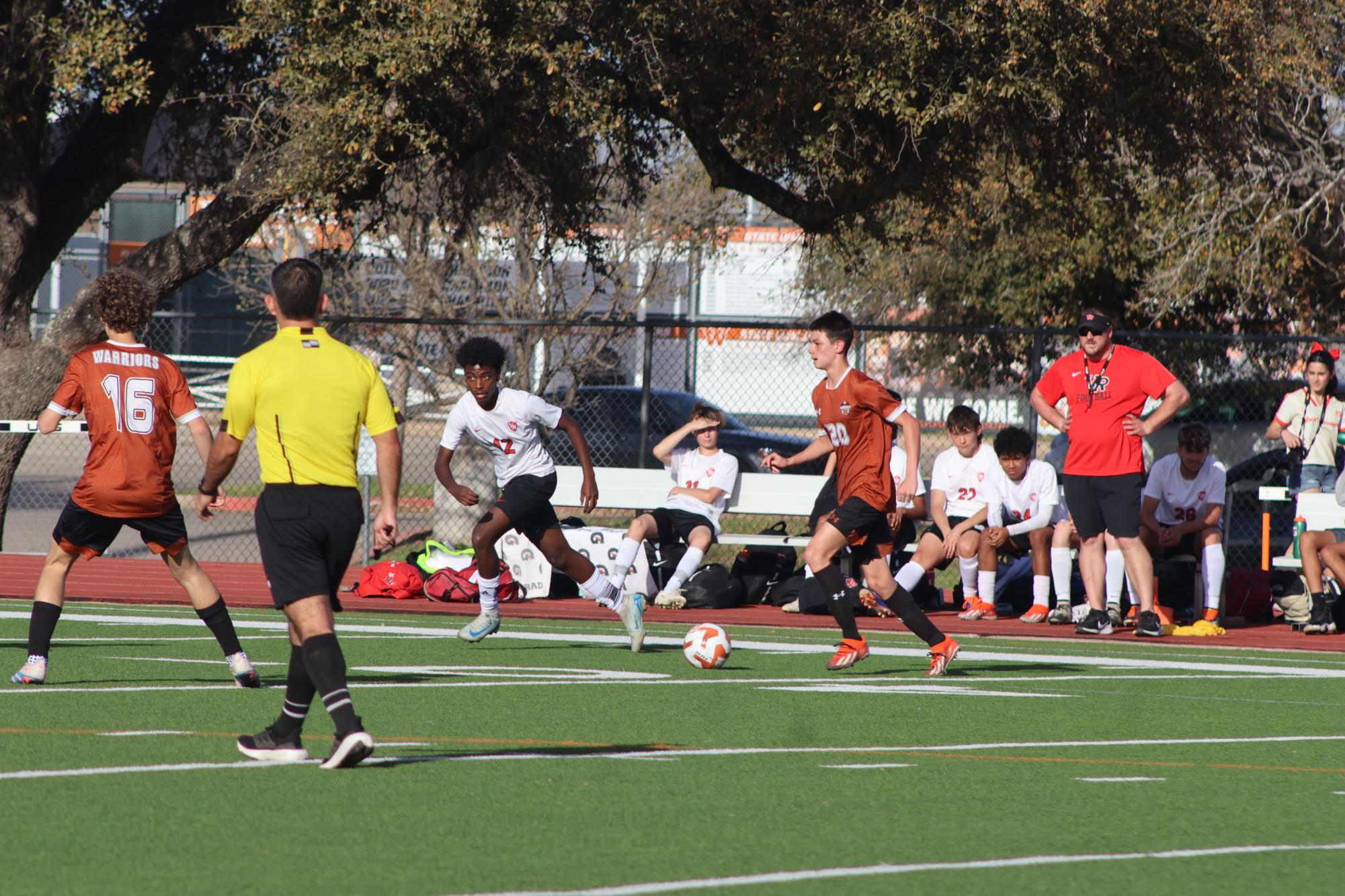 Westwood Warriors JV Orange Boys Soccer Narrowly Defeat Vista Ridge Raiders 1-0