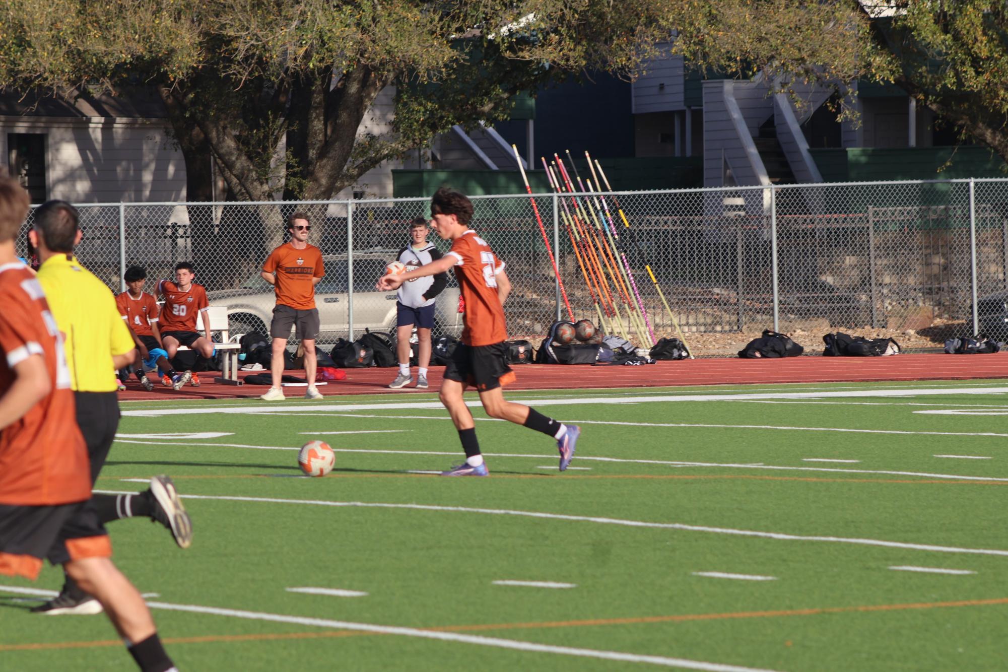 Westwood Warriors JV Orange Boys Soccer Narrowly Defeat Vista Ridge Raiders 1-0
