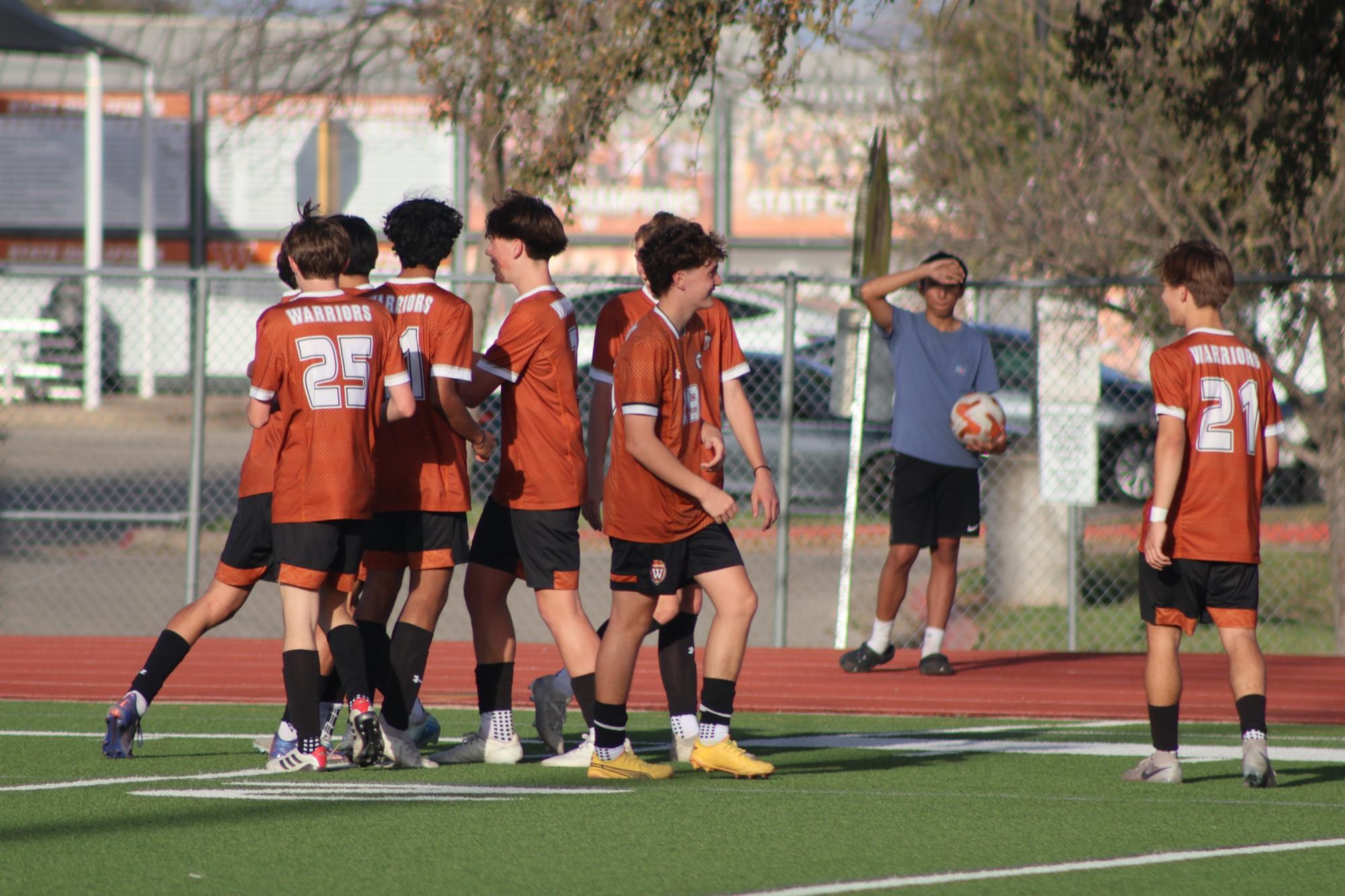 Westwood Warriors JV Orange Boys Soccer Narrowly Defeat Vista Ridge Raiders 1-0